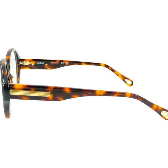 Chloe CH01230 Womens Plastic Eyeglass Frame 002 Havana 50-18 Italy main image 5